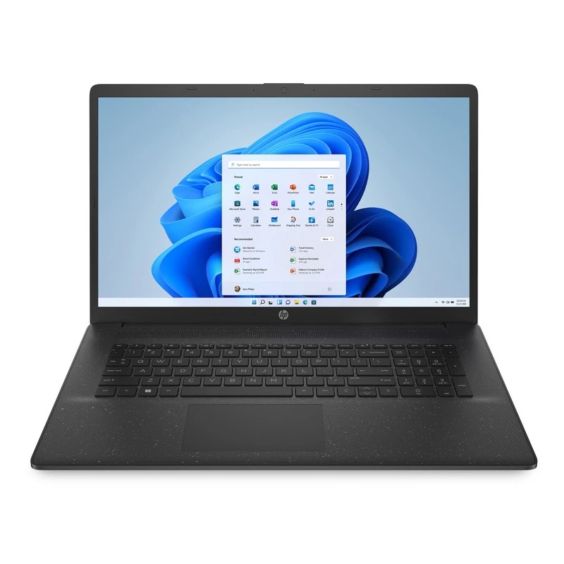 Laptop HP 17-cn0104na / 894M3EA / Intel N5030 / 8GB / SSD 256GB / Intel UHD / FullHD /Win 11 / Czarny