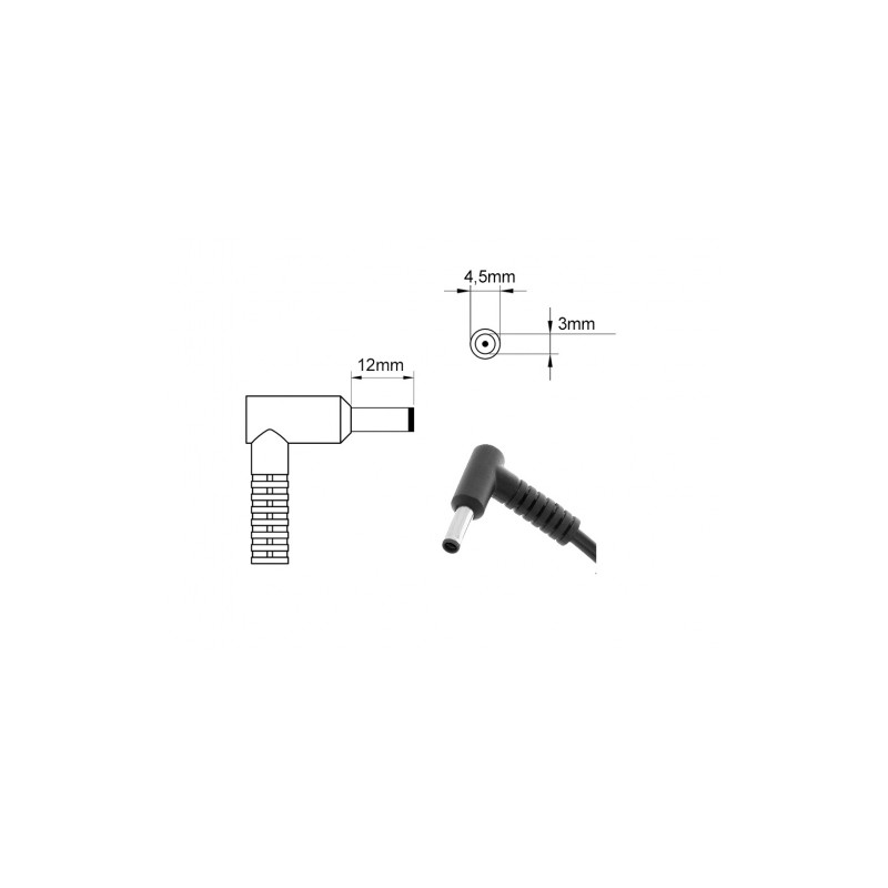 Zasilacz DO ASUS 90W 19V 4,74A 4.5x3.0mm PIN