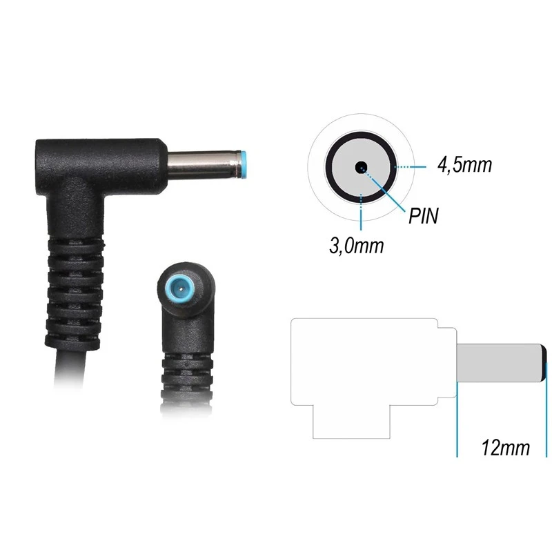 Zasilacz DO HP 45W 19V 2.31A 4.5x3.0mm PIN Wall-In