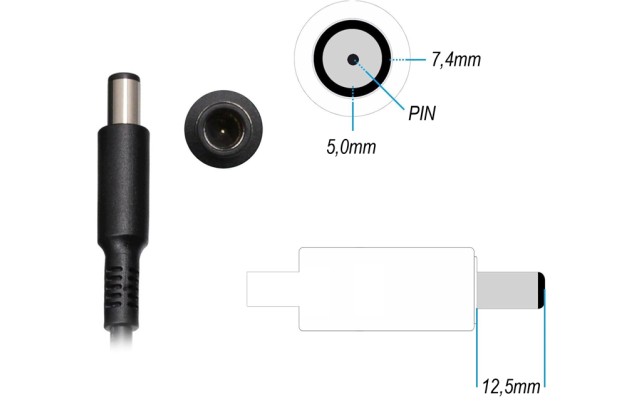 ZASILACZ DO HP 230W 19,5V 11,8A 7,4X5,0MM PIN