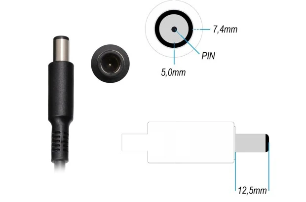 ZASILACZ DO HP 230W 19,5V 11,8A 7,4X5,0MM PIN