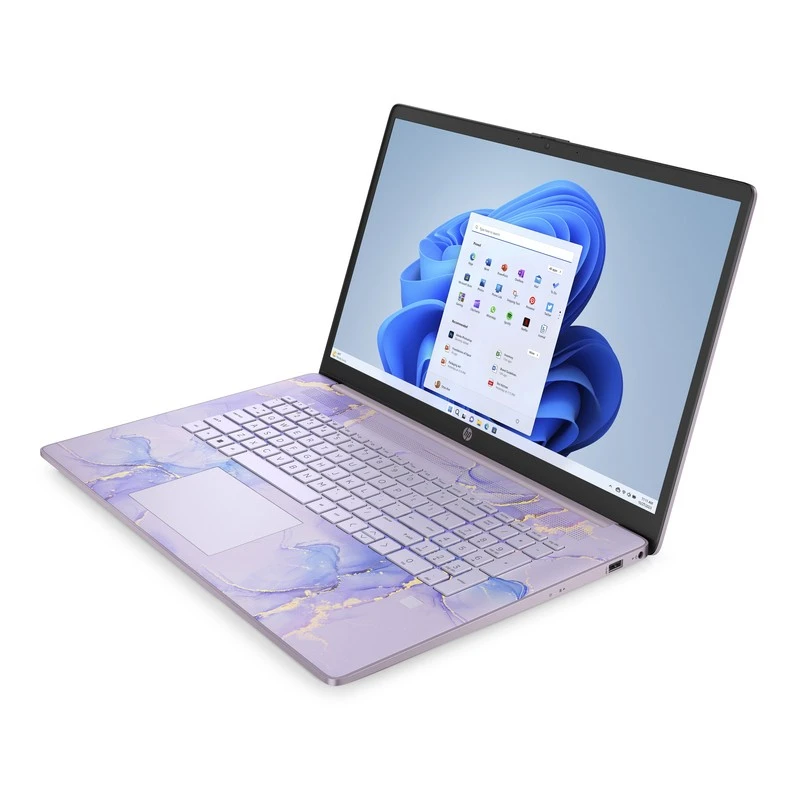 Laptop HP 17-cp3909ds / 8B267UA / AMD Ryzen 5 / 8GB / SSD 256GB / AMD Radeon / HD+ / Dotyk / Win 11 / Fioletowy