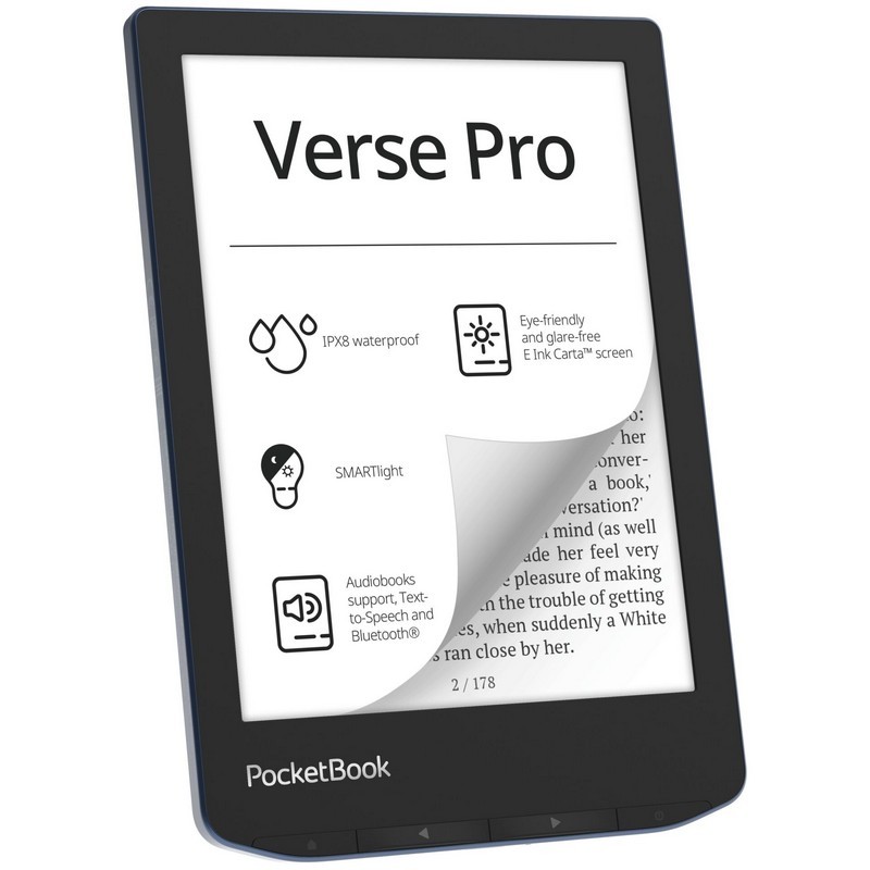 Czytnik e-book PocketBook Verse Pro (634) 16GB 6" czarny