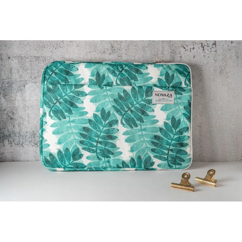 Piękna torba ETUI POKROWIEC liście na Laptop 13"