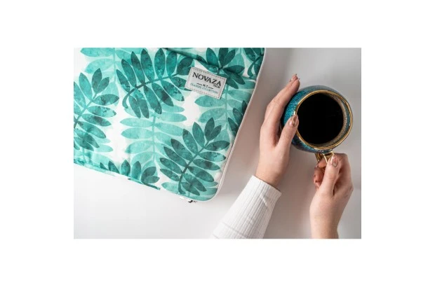 Piękna torba ETUI POKROWIEC liście na Laptop 13"