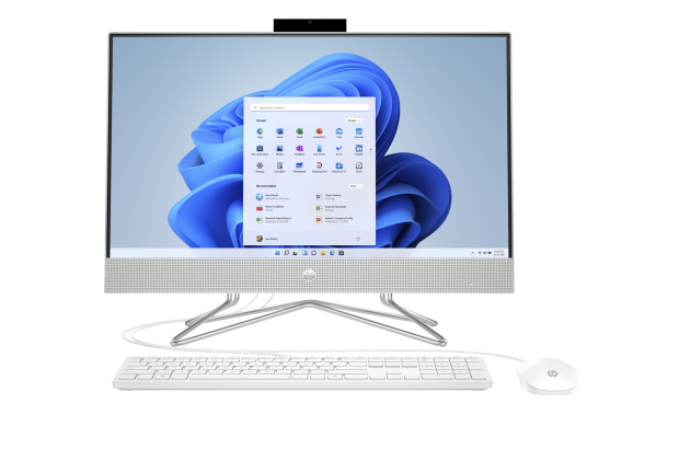 All in One HP 24-dp0085nw / 25R23EA / Intel Core i7 / 16GB / SSD 512GB / Intel UHD / FullHD / Win 11 Pro / Srebrny