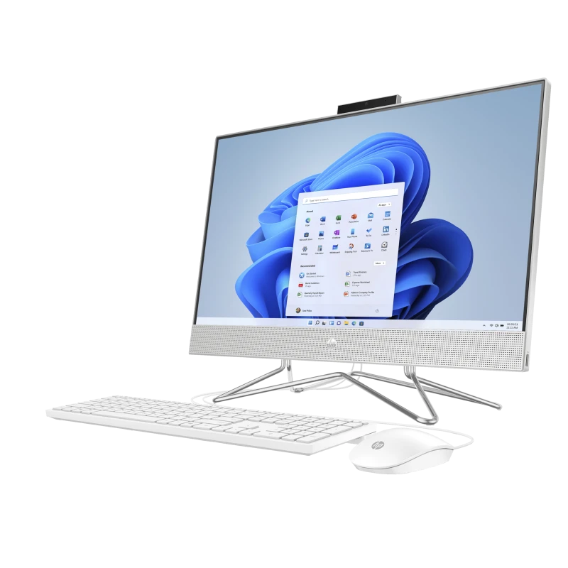 All in One HP 24-dp0085nw / 25R23EA / Intel Core i7 / 16GB / SSD 512GB / Intel UHD / FullHD / Win 11 Pro / Srebrny