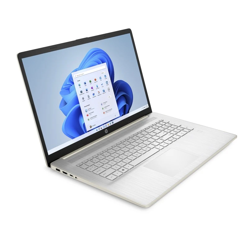 Laptop HP 17-cp0022ds / 729U6UA / AMD Ryzen 3 / 8GB / SSD 256GB / AMD Radeon / HD+ / Dotyk / Win 11 / Złoty