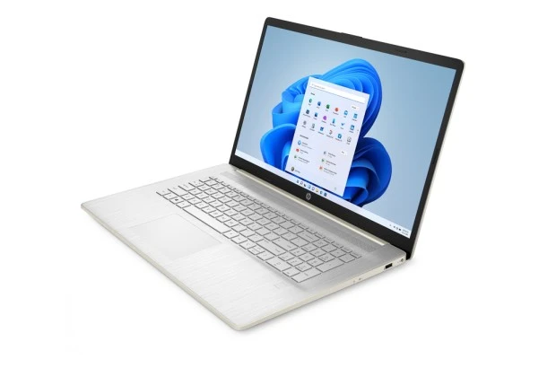Laptop HP 17-cp0022ds / 729U6UA / AMD Ryzen 3 / 8GB / SSD 256GB / AMD Radeon / HD+ / Dotyk / Win 11 / Złoty