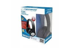 Słuchawki bezprzewodowe nauszne Esperanza FLEXI EH165K (EH165K)