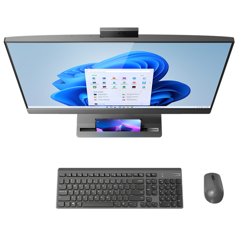 All in One Lenovo IdeaCentre 5 27IAH7 / F0GQ001NNY / Intel i5-12 / 16GB / SSD 512GB / Intel Xe / QHD / 100Hz / Win 11 / Szary
