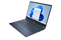 Laptop HP Victus 15-fa0183nw / 74F90EA / Intel i5-12 / 8GB / SSD 512GB / Nvidia GTX 1650 / FullHD / FreeDos / Niebieski