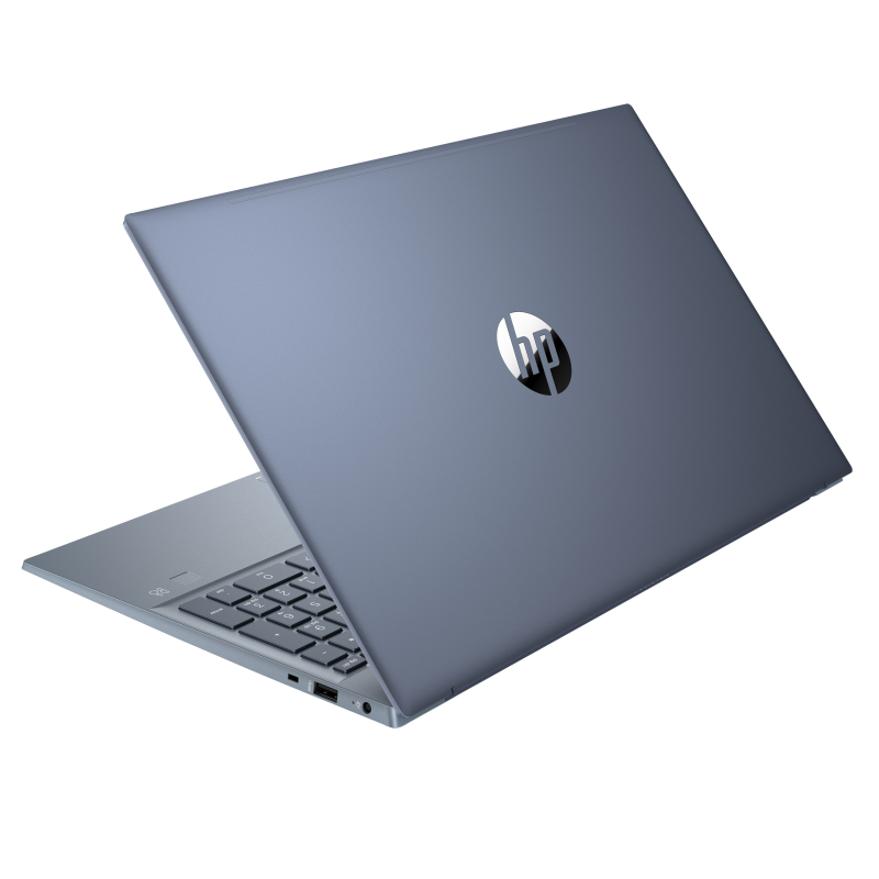 Laptop do pracy HP Pavilion 15-eh3144nw / 8F6Y6EA / AMD Ryzen 5 / 16GB / SSD 512GB / AMD Radeon / FullHD / Win 11 / Niebieski