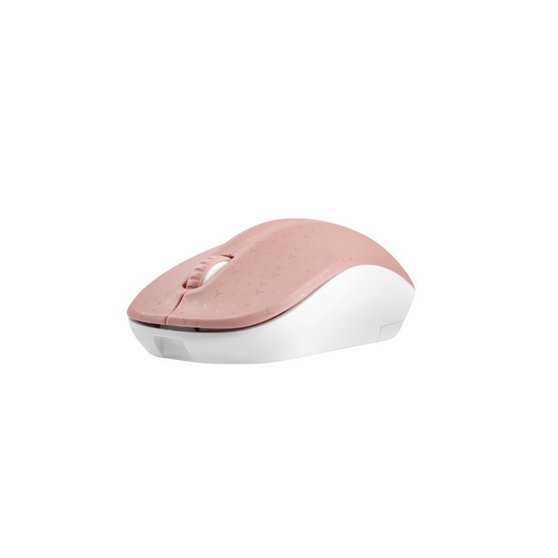 Natec Mysz bezprzewodowa Toucan różowo-biała (NMY-1652)