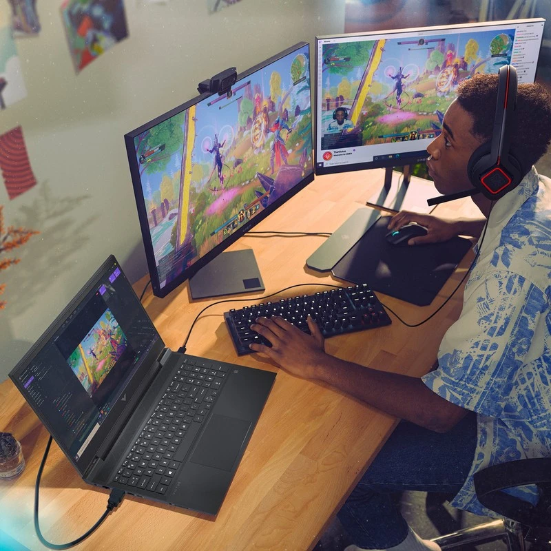 Laptop dla gracza Victus HP 16-d1006nq / 6M2Z7EA / Intel i5-12 / 16GB / SSD 1TB / RTX 3060 / FullHD / 144Hz / FreeDos