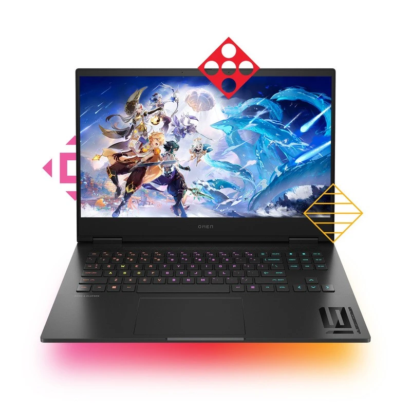 Gamingowy Laptop Omen HP 16-xd0001na / 877A5EA / AMD Ryzen 7 / 16GB / SSD 1TB / RTX 4060 / FullHD / 165Hz / Win 11