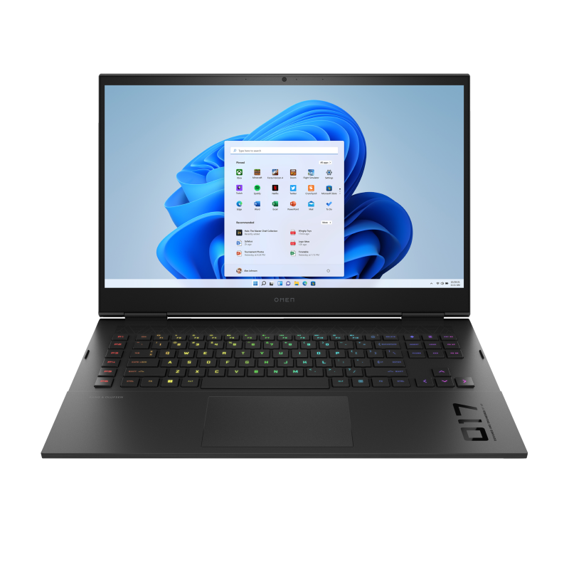 Gamingowy laptop Omen HP 17-ck2001nw / 81U66EA / Intel i9-13 / 32GB / SSD 2TB / RTX 4080 / QHD / 240Hz / Win 11 / Czarny