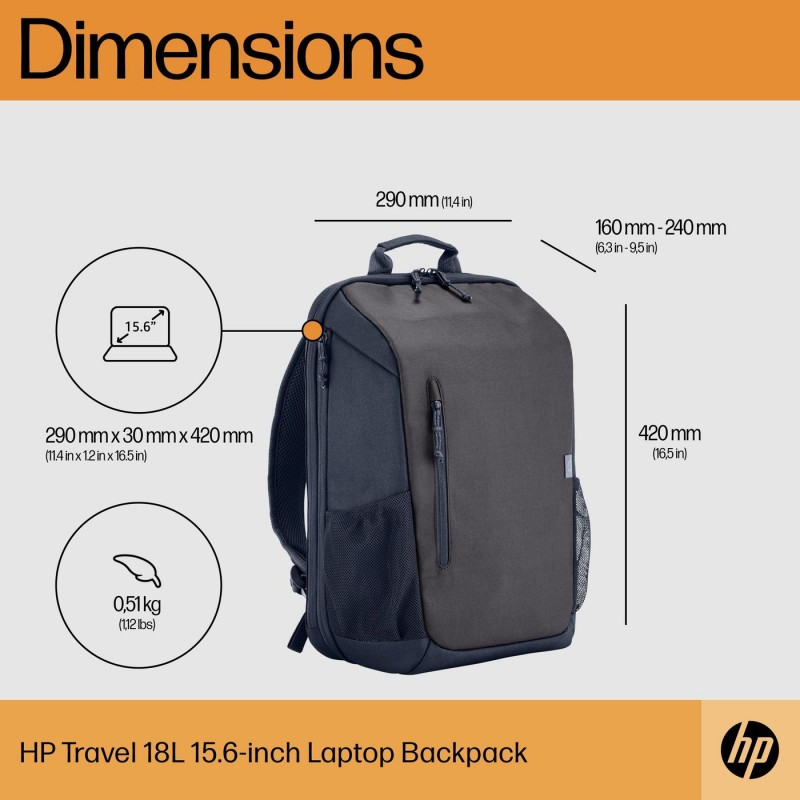 Plecak do laptopa HP Travel 18 Liter 15,6 (6H2D9AA)