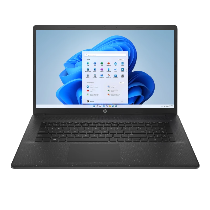 Laptop HP 17-cn0041na / 4H2B7EA / Intel Gold 7505 / 4GB / SSD 128GB / Intel UHD / FullHD / Win 11 / Czarny
