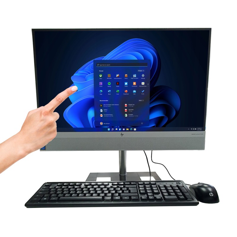 All in One HP EliteOne 800 G6 24" / 9X602E8 / Intel Gold G6500 / 16GB / SSD 1TB / Intel UHD / FullHD / Dotyk / Win 11 Pro