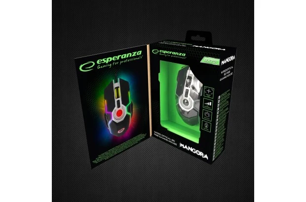 Myszka przewodowa Esperanza MANGORA MX701 EGM701 sensor optyczny (EGM701)