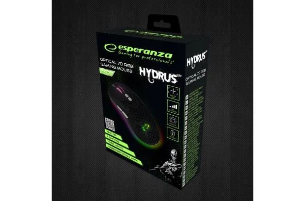 Myszka przewodowa Esperanza Hydrus MX702 EGM702 sensor optyczny (EGM702)