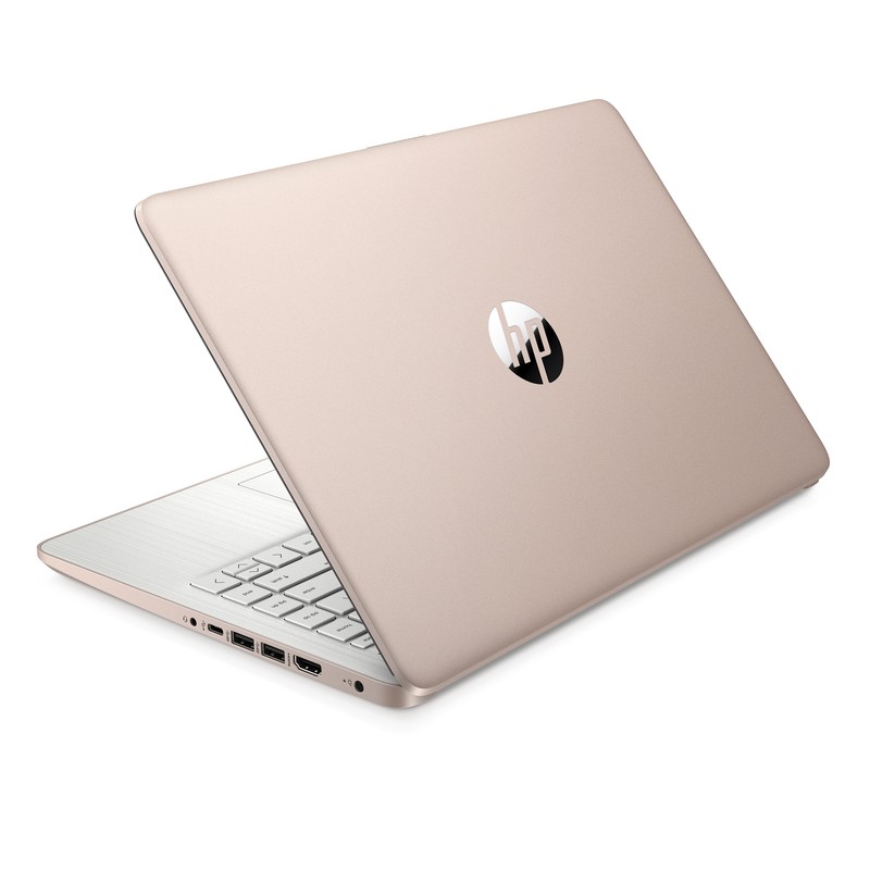 Dotykowy laptop HP 14-dq0713ds / 7Y705UA / Intel N4120 / 4GB / 64GB eMMC / HD / Dotyk / Win 11 / Różowy