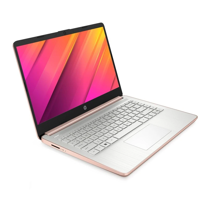 Dotykowy laptop HP 14-dq0713ds / 7Y705UA / Intel N4120 / 4GB / 64GB eMMC / HD / Dotyk / Win 11 / Różowy