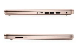 Dotykowy laptop HP 14-dq0713ds / 7Y705UA / Intel N4120 / 8GB / 64GB eMMC / HD / Dotyk / Win 11 / Różowy