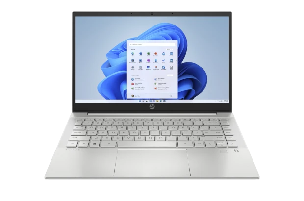 Laptop HP Pavilion 14-ec0304nw / 4H3J1EA / AMD Ryzen 7 / 16GB / 512GB SSD / GeForce MX 450 / FullHD / Win 11 / Srebrny