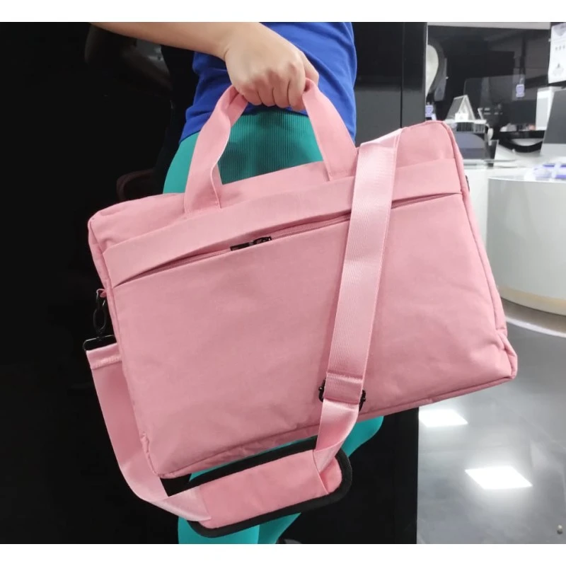 Różowa torba pokrowiec na laptopa 15,6 - 17 cali