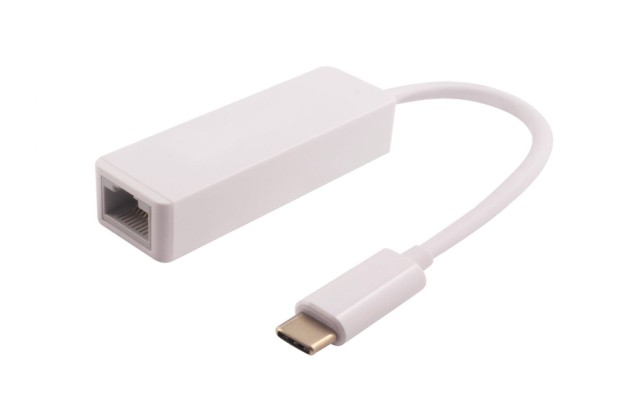 Adapter Przejściówka USB-C - RJ45 LAN MicroConnect  0.15m (USB3.1CETHW)