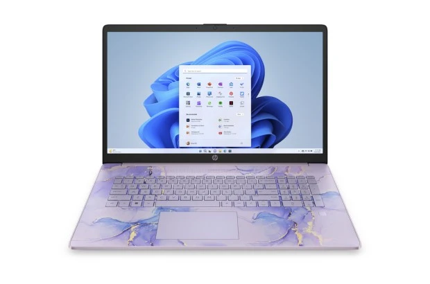 Laptop HP 17-cn0614ds / 889C1UA / Intel N4120 / 4GB / SSD 128GB / Intel UHD / FullHD / Win 11 / Fioletowy