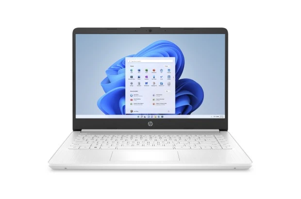 Biały laptop HP 14-dq0052dx / 685K1UA / Intel N4120 / 4GB / 64GB eMMC / HD / Win 11 / OFFICE 365
