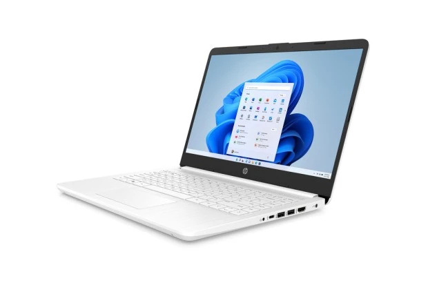 Biały laptop HP 14-dq0052dx / 685K1UA / Intel N4120 / 4GB / 64GB eMMC / HD / Win 11 / OFFICE 365