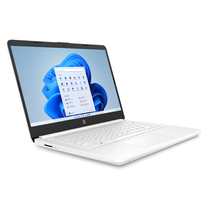 Biały laptop HP 14-dq0052dx / 685K1UA / Intel N4120 / 4GB / 64GB eMMC / HD / Win 11