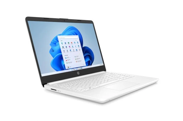 Biały laptop HP 14-dq0052dx / 685K1UA / Intel N4120 / 4GB / 64GB eMMC / HD / Win 11 / OFFICE 365