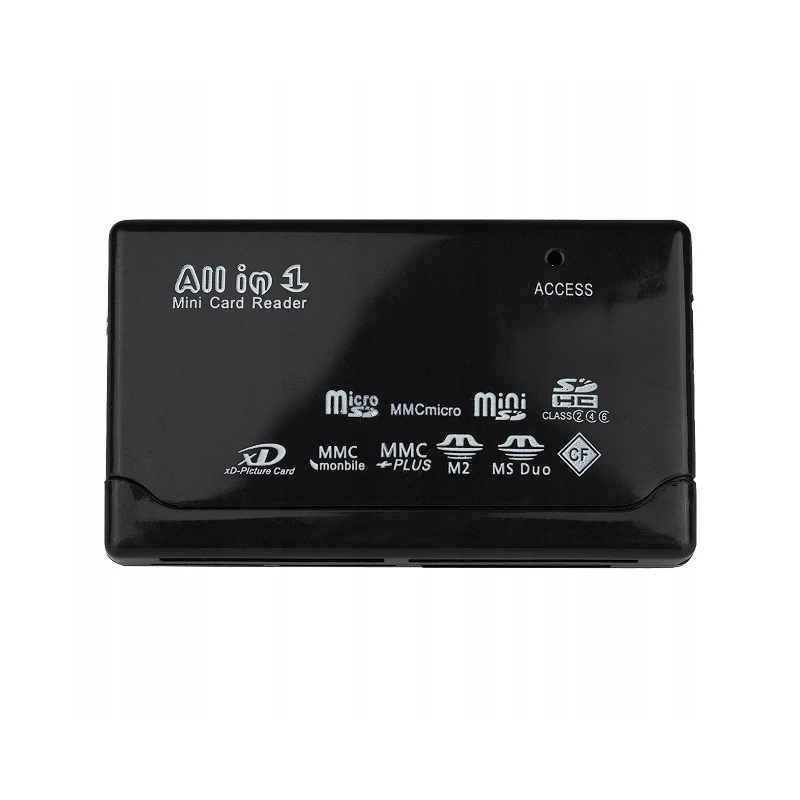 CZYTNIK KART USB SD SDHC SDXC MICRO MS CF XD MMC (CR-001-BLACK)