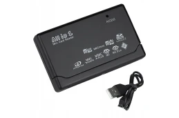 CZYTNIK KART USB SD SDHC SDXC MICRO MS CF XD MMC (CR-001-BLACK)