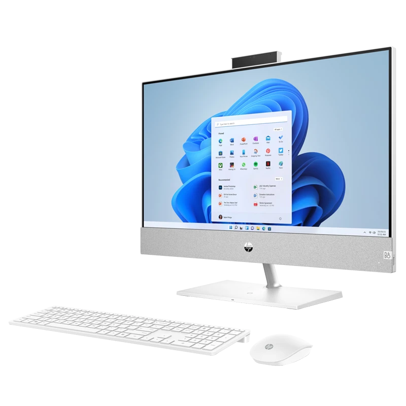 Komputer All in One HP Pavilion 24-ca2701ng / 7N3P9EA / Intel i7-13 / 32GB / SSD 1TB / Intel UHD / FullHD / Win 11 / Biały