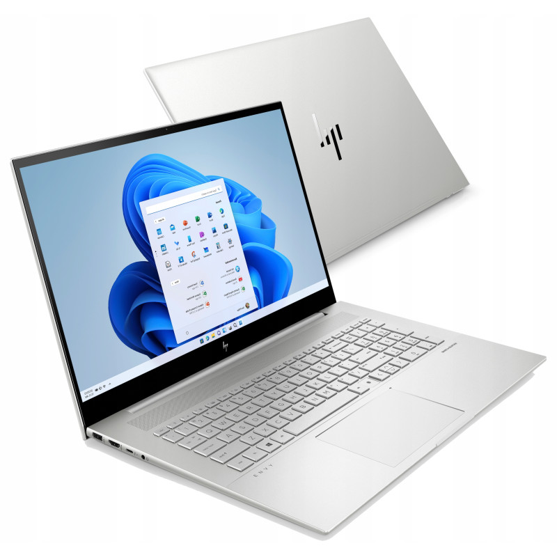 Laptop HP Envy 17-ch0220nd / 402K9EA / Intel Core i7 / 16GB / SSD 512GB / Intel Xe / FullHD / Win 11 / Srebrny