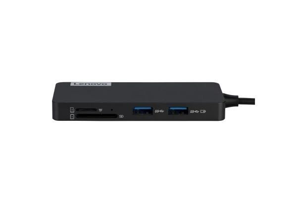 Lenovo 7-in-1 HUB USB-C do HDMI, USB-A, TF SD, USB-C power pass-through