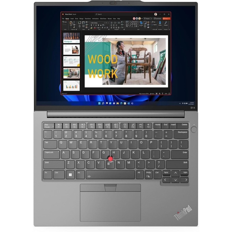 Laptop Biznesowy Lenovo ThinkPad E14 G5 / 21JKX006US / Intel i5-13 / 16GB / SSD 512GB / WUXGA / Win11 Pro