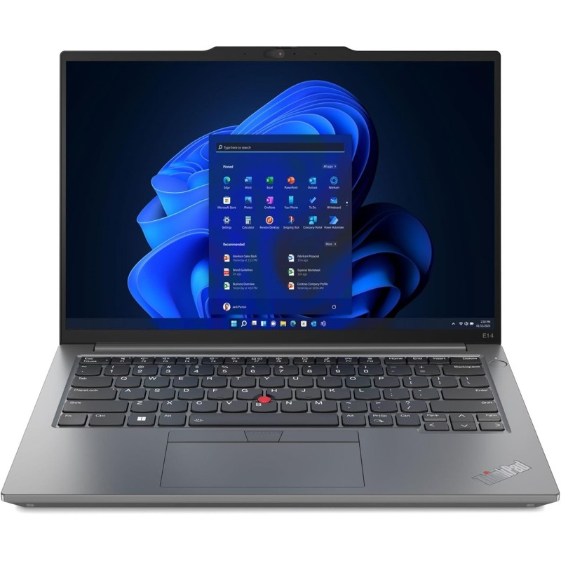 Laptop Biznesowy Lenovo ThinkPad E14 G5 / 21JKX006US / Intel i5-13 / 16GB / SSD 512GB / WUXGA / Win11 Pro