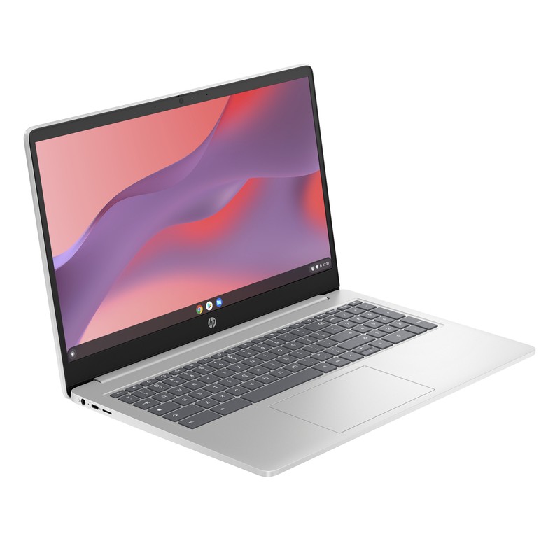 Laptop HP Chromebook 15a-nb0003ca / 975D0UA / Intel i3-N305 / 8GB / eMMC 128GB / Intel UHD / FullHd / Chrome OS / Srebrny