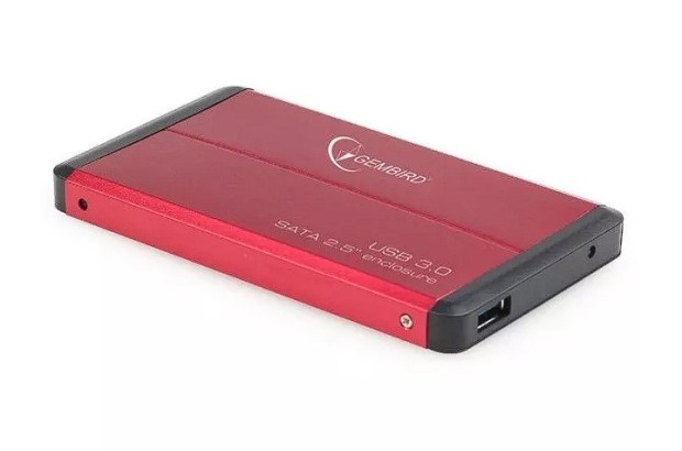 Gembird Kieszeń zewnętrzna HDD 2.5'' Sata USB 3.0 Red