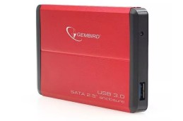 Gembird Kieszeń zewnętrzna HDD 2.5'' Sata USB 3.0 Red