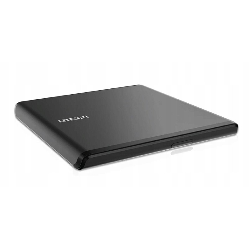 LiteOn Nagrywarka zewnętrzna ES1 Ultra-slim DVD USB czarna (ES1 Ultra-slim)