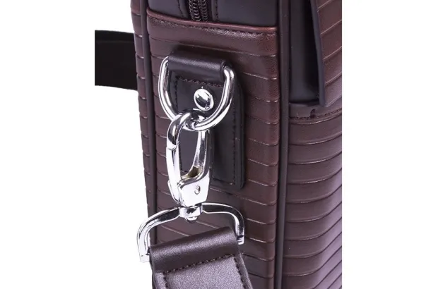 Teczka na laptop unisex Vip Collection BC 402 brązowa