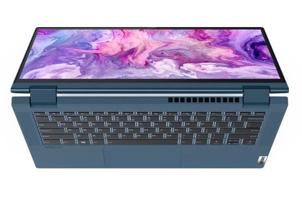 Laptop 2w1 Lenovo IdeaPad Flex 5 14ABR8 / 82XXX005US / AMD Ryzen 7 / 16GB / SSD 512GB / AMD Radeon / WUXGA / Win 11 / Niebieski